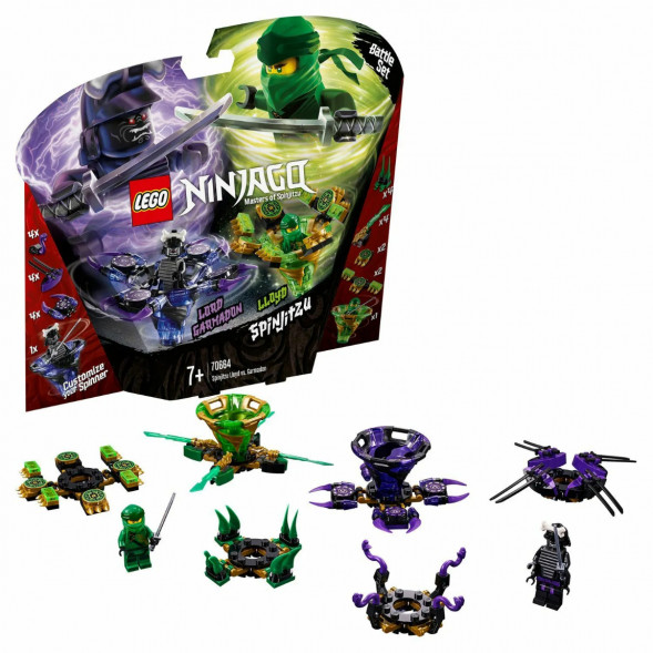 Конструктор LEGO Ninjago 70664 Ллойд мастер Кружитцу против Гармадона в Нальчике
