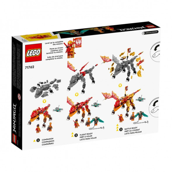 Конструктор LEGO Ninjago 71762 Огненный дракон ЭВО Кая в Нальчике