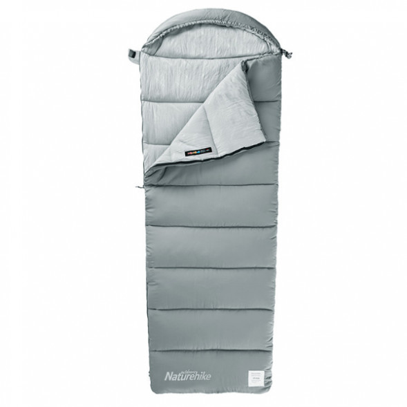Спальный мешок Naturehike Envelope M180 (правый), серый в Нальчике