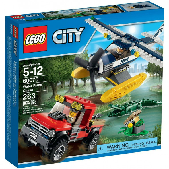 Конструктор LEGO City 60070 Погоня на полицейском гидроплане в Нальчике