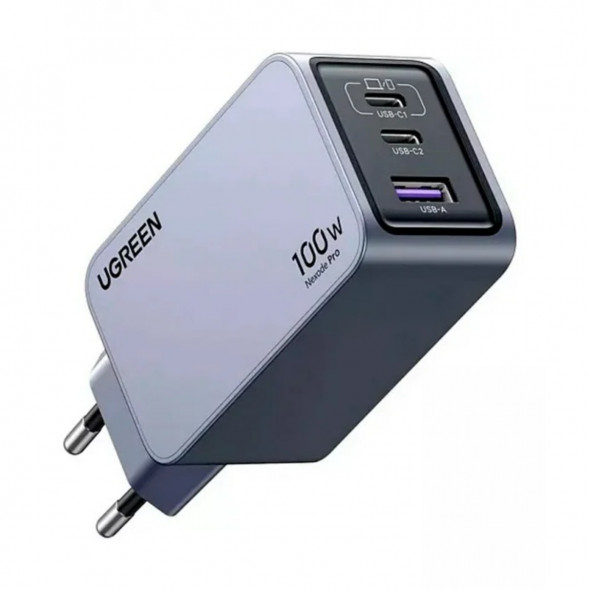 Сетевое зарядное устройство Ugreen GaN 100W USB-A + 2USB-C в Нальчике