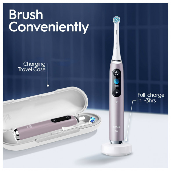Электрическая зубная щетка Oral-B iO Series 9s (387194), Розовый кварц в Нальчике