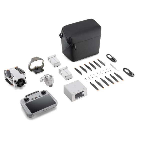 Квадрокоптер DJI Mini 4 Pro Fly More Combo Plus с пультом DJI RC2 в Нальчике