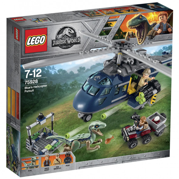 Конструктор LEGO Jurassic World 75928 Погоня за Блю на вертолёте  в Нальчике
