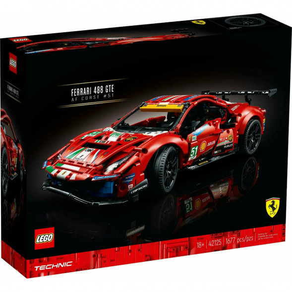 Конструктор LEGO Technic 42125 Ferrari 488 GTE &amp;quot;AF Corse #51&amp;quot; в Нальчике