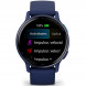 Умные часы Garmin Vivoactive 5, синие с металлически-синим безелем и силиконовым ремешком 010-02862-12 в Нальчике
