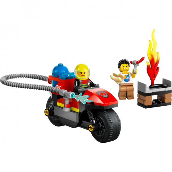 Конструктор LEGO City 60410 Пожарно-спасательный мотоцикл в Нальчике