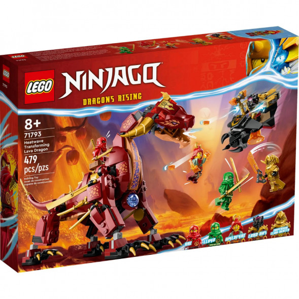 Конструктор LEGO Ninjago 71793 Лавовый дракон-трансформер в Нальчике