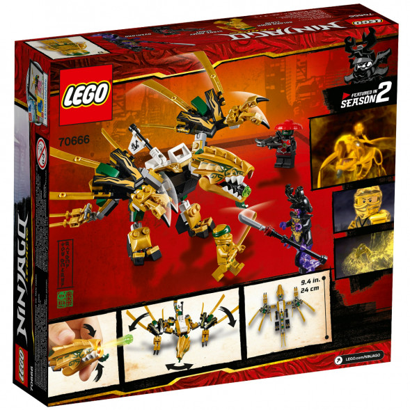 Конструктор LEGO Ninjago 70666 Золотой Дракон в Нальчике
