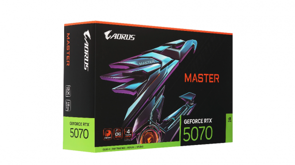 Видеокарта Gigabyte GeForce RTX 5070 AORUS MASTER, 12 ГБ GDDR7 в Нальчике