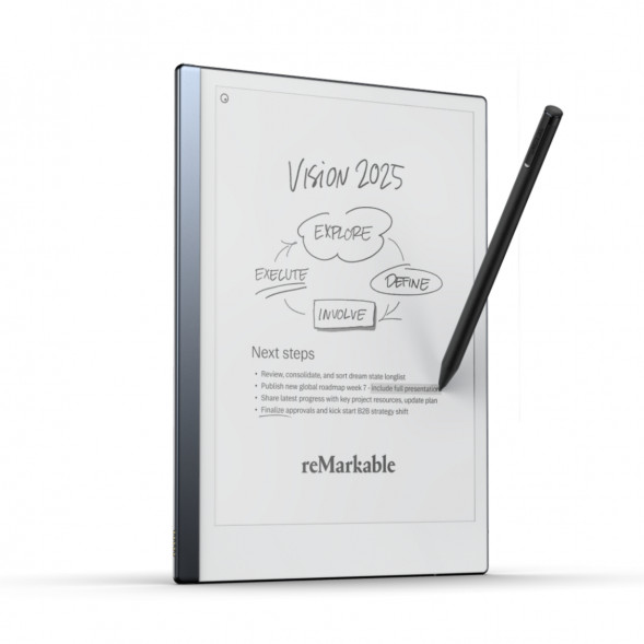 Графический планшет reMarkable 2 со стилусом Marker Plus и чехлом Book Folio серый (RM114) в Нальчике
