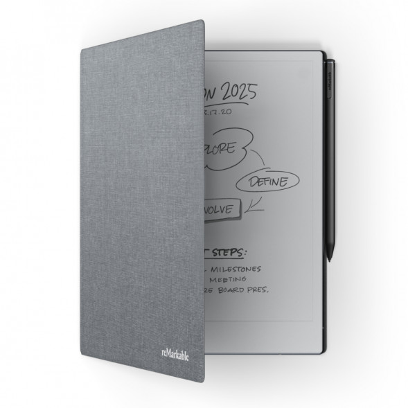 Графический планшет reMarkable 2 со стилусом Marker Plus и чехлом Book Folio серый (RM114) в Нальчике
