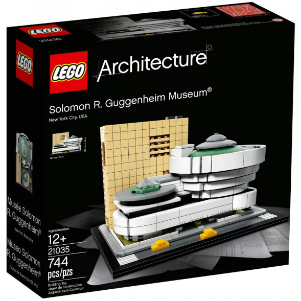 Конструктор LEGO Architecture 21035 Музей Соломона Гуггенхайма в Нальчике