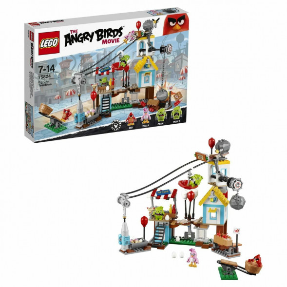Конструктор LEGO Angry Birds 75824 Разгром Свинограда в Нальчике