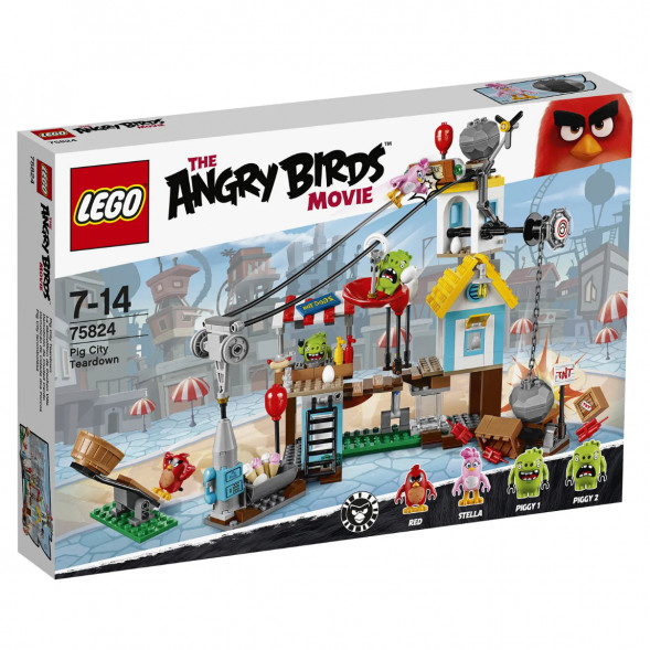 Конструктор LEGO Angry Birds 75824 Разгром Свинограда в Нальчике