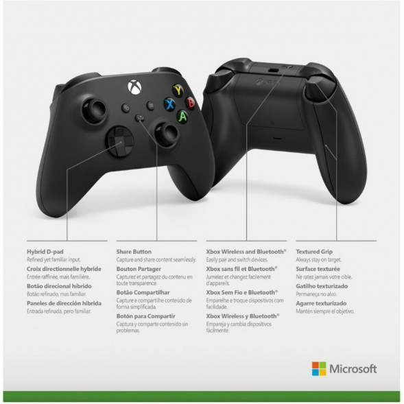 Геймпад Microsoft Xbox Series Carbon черный в Нальчике