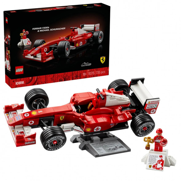 Конструктор LEGO Icons 11375 Ferrari F2004 и Михаэль Шумахер в Нальчике