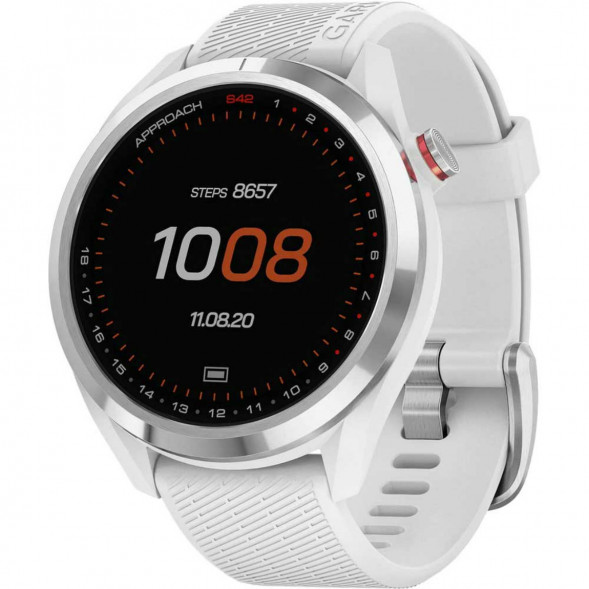 Умные часы для гольфа Garmin Approach S42, белый 010-02572-01 в Нальчике