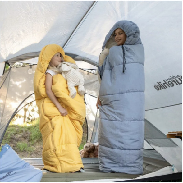 Спальный мешок Naturehike C180 (190x75см), желтый в Нальчике