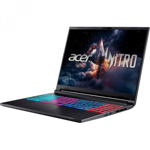 Ноутбук Acer Nitro V 16S ANV16S-71-71MF (16&amp;quot;, IPS, Intel Core 7 240H 2.5ГГц, 10 ядер, 16Гб DDR5, 1Тб SSD, RTX 5060 8Гб, Windows 11 Pro), черный в Нальчике