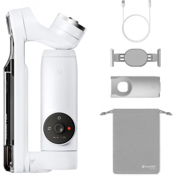 Cтабилизатор для смартфона Insta360 Flow Standalone Summit White, белый в Нальчике