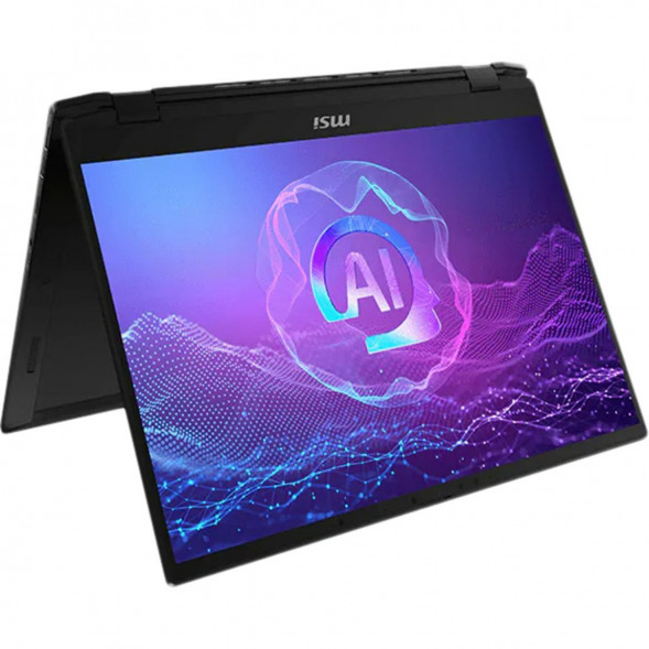 Ноутбук трансформер MSI Summit Pro 16 AI A2HVETG-085RU (16&amp;quot;, IPS, Intel Core Ultra 7 255H 2ГГц, 16 ядер, 32ГБ LPDDR5, 1ТБ SSD, NVIDIA GeForce RTX 4050 - 6 ГБ, Windows 11 Pro), черный в Нальчике