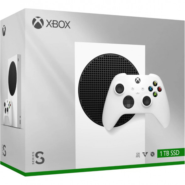 Игровая приставка Microsoft Xbox Series S, 1 ТБ, белый в Нальчике