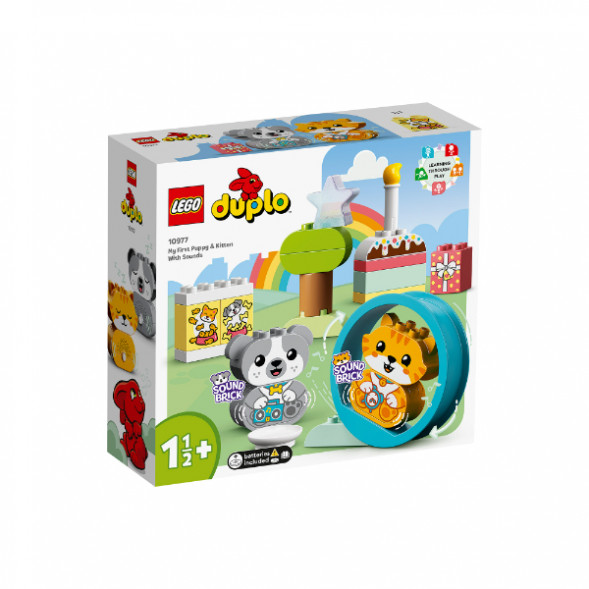 Конструктор LEGO DUPLO 10977 Мой первый щенок и котёнок и их звуки в Нальчике