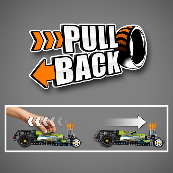 Конструктор LEGO Technic 42103 Драгстер в Нальчике