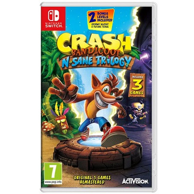 Игра Crash Bandicoot N-Sane Trilogy для (Switch, английский язык) в Нальчике