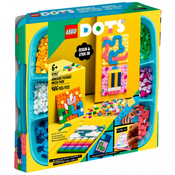 Конструктор LEGO DOTS 41957 Большой набор пластин-наклеек с тайлами в Нальчике