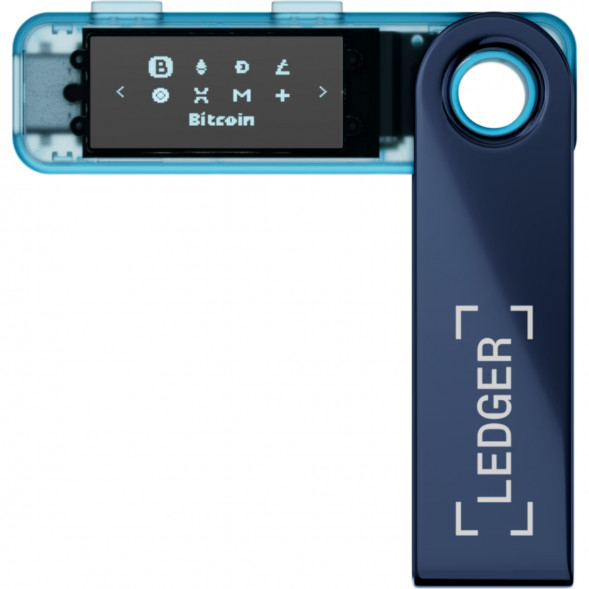 Криптокошелек Ledger Nano S Plus 1 шт., Neptune Blue в Нальчике