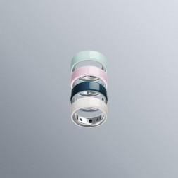 Умное кольцо Oura Ring 4 Ceramic (размер 12), Темная ночь/Midnight