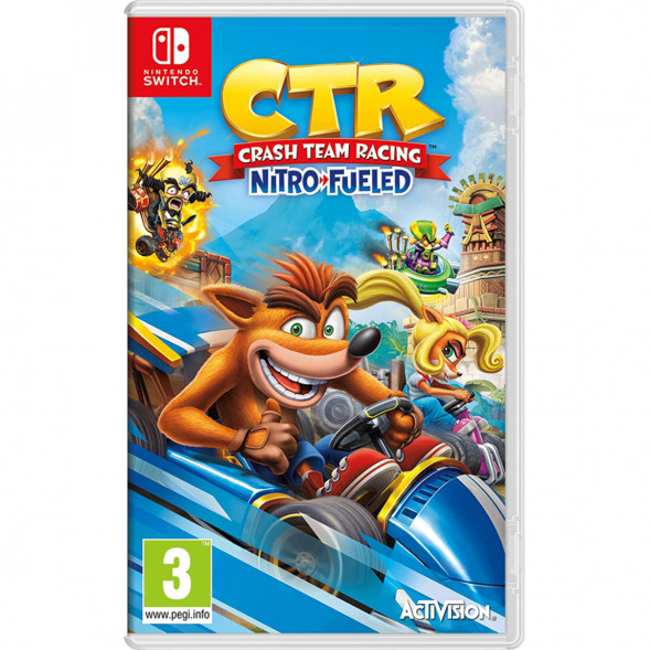 Игра Crash Team Racing Nitro-Fueled для Nintendo Switch, картридж в Нальчике