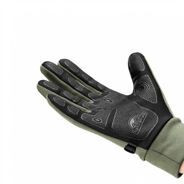 Перчатки сенсорные спортивные Naturehike Outdoor Full Touch GL10 (серый, L) в Нальчике