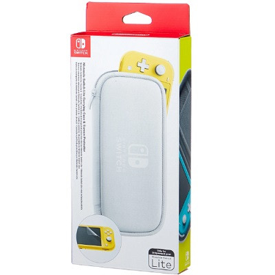 Nintendo Чехол и защитная плёнка для Nintendo Switch Lite, белый в Нальчике