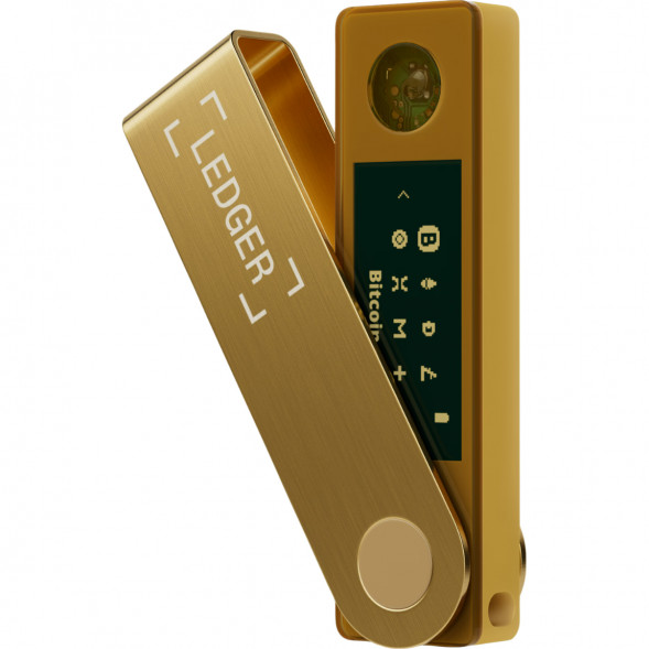 Аппаратный криптокошелек Ledger Nano X, Gold в Нальчике