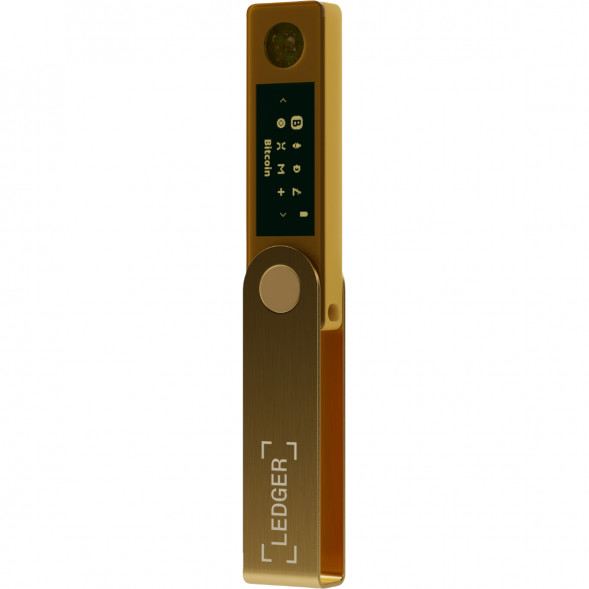 Аппаратный криптокошелек Ledger Nano X, Gold в Нальчике