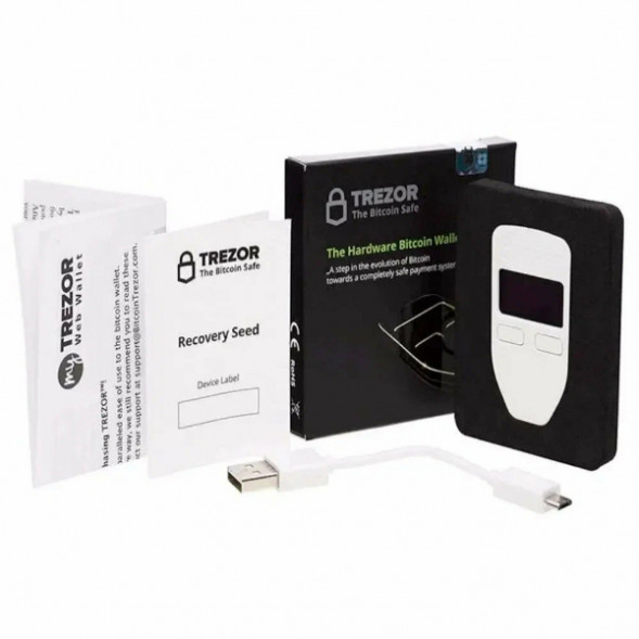 Аппаратный криптокошелек Trezor One, White в Нальчике