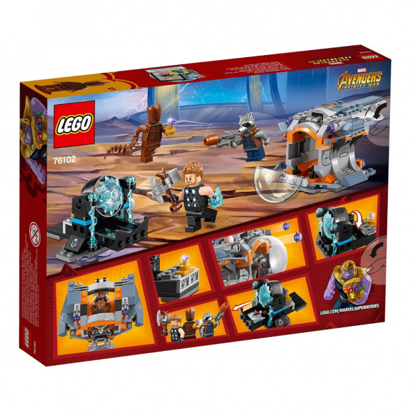 Конструктор LEGO Super Heroes 76102 Война бесконечности: В поисках оружия Тора в Нальчике