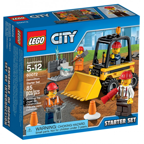 Конструктор LEGO City 60072 Набор «Строительная команда» для начинающих в Нальчике