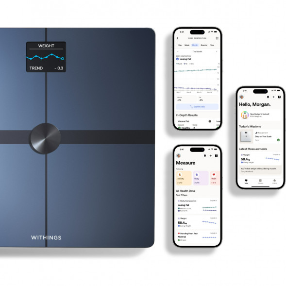 Умные весы Withings Body Smart Black (WBS13-BLACK-ALL-INTER) в Нальчике