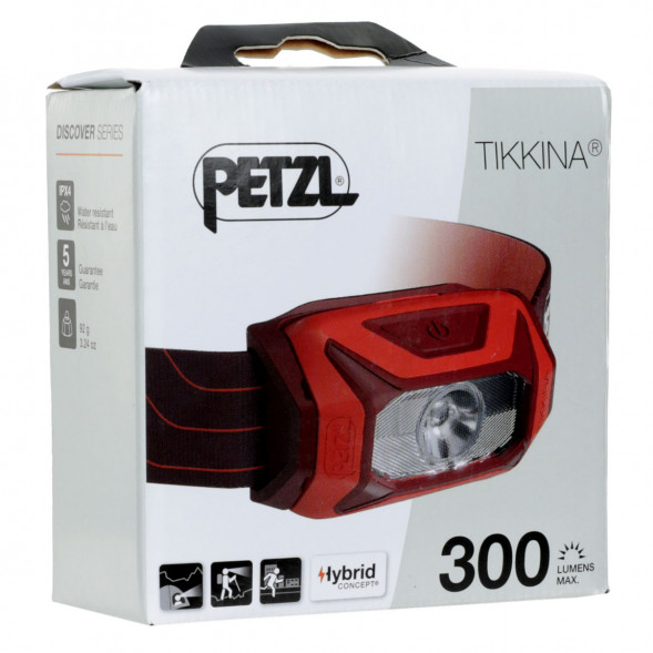 Налобный фонарь Petzl Tikkina E060AA03, красный в Нальчике