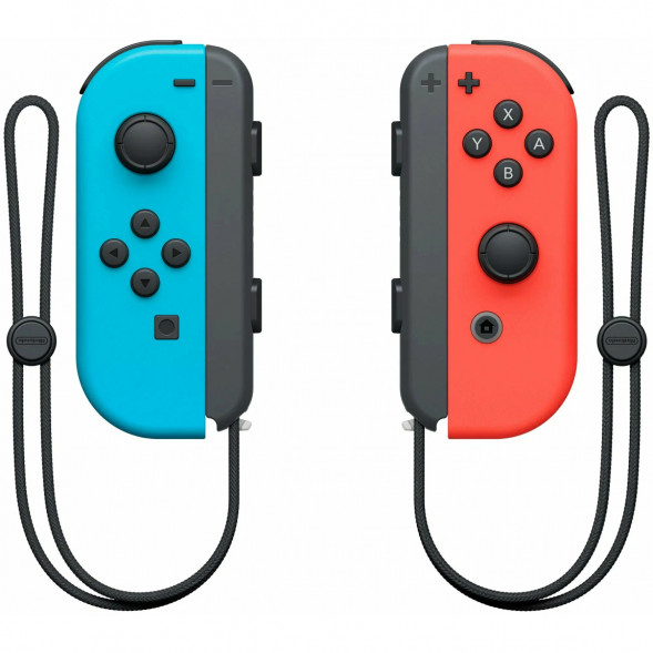 Игровая приставка Nintendo Switch OLED 64 ГБ, неоновый синий/неоновый красный в Нальчике