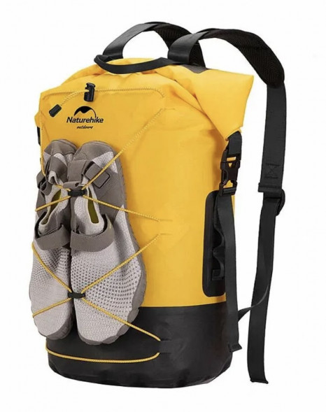 Герморюкзак Naturehike NH21FSB04 30 л, желтый в Нальчике