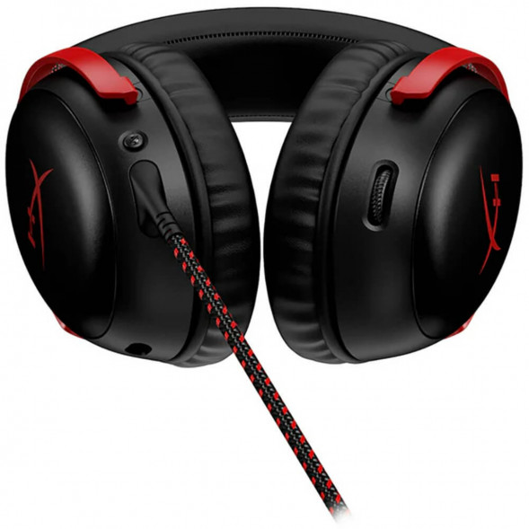 Компьютерная гарнитура HyperX Cloud III проводная, чёрный/красный в Нальчике