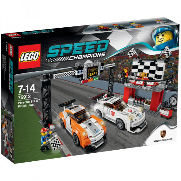Конструктор LEGO Speed Champions 75912 Финишная линия гонки Porsche 911 GT в Нальчике