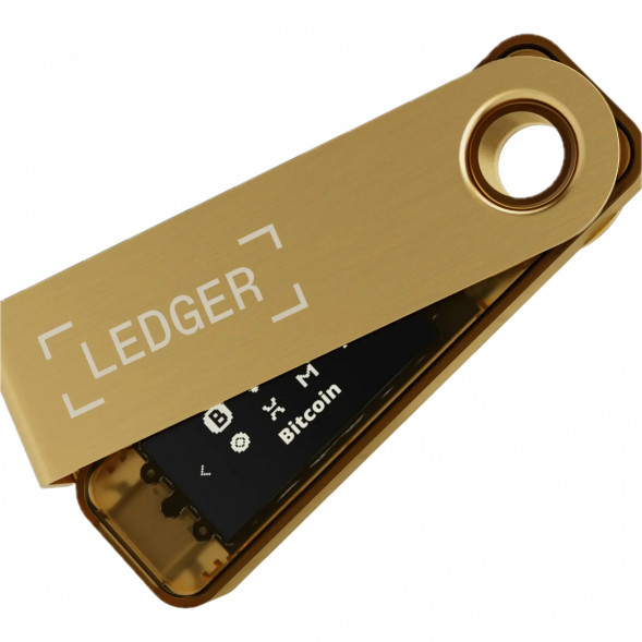 Криптокошелек Ledger Nano S Plus 1 шт., золотой в Нальчике