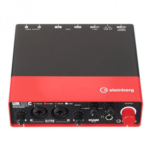 Аудиоинтерфейс Steinberg UR22C, Red в Нальчике