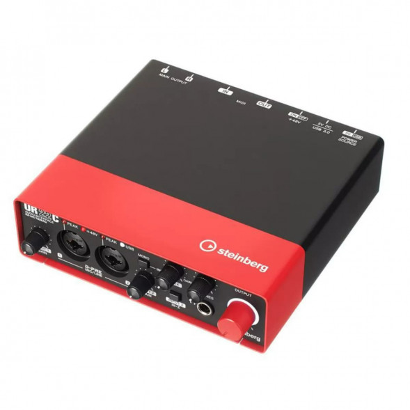 Аудиоинтерфейс Steinberg UR22C, Red в Нальчике
